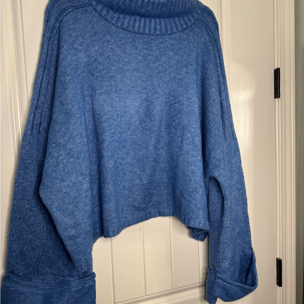 ASOS Blue Cowl Neck Sweater
